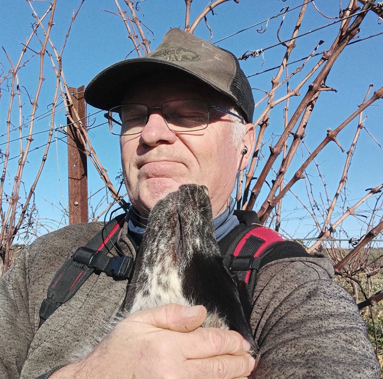 Benoit avec son chien